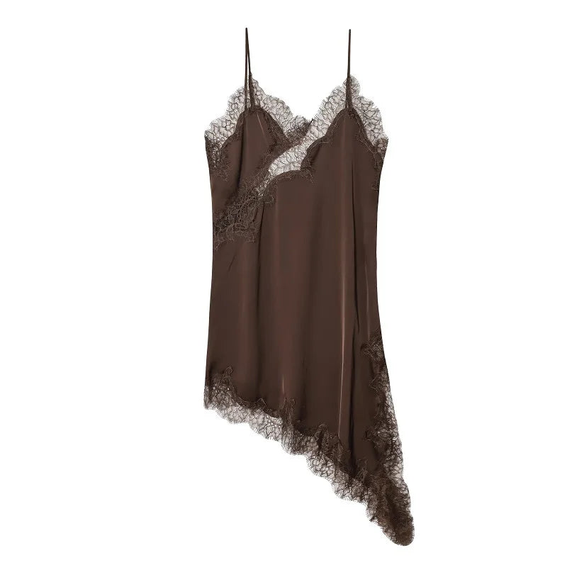 Vestido mini de tirantes con espalda descubierta