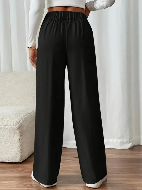 Pantalón de cintura alta y pierna recta