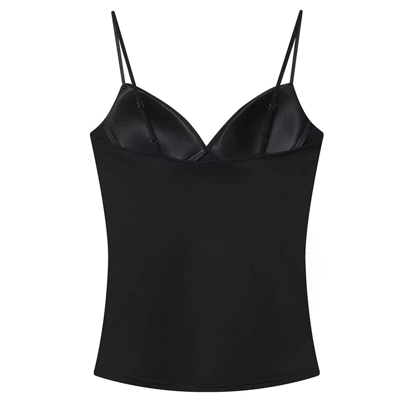 Top corset de tirantes con espalda descubierta