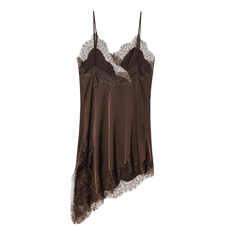 Vestido mini de tirantes con espalda descubierta